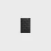 Vertical Card Holder in Calfskin with Triomphe Embossed Vertical Card Holder in Calfskin with Triomphe Embossed