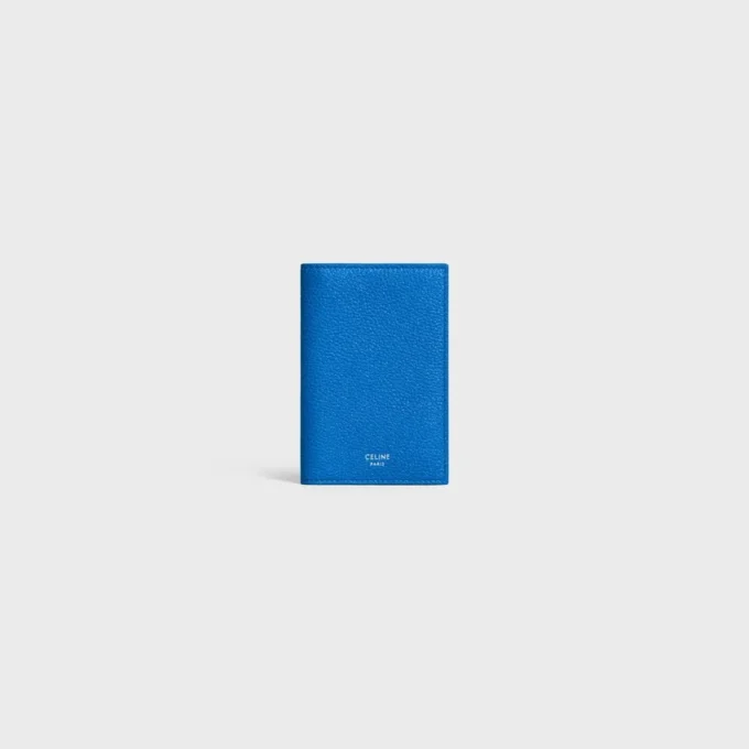 Vertical Card Holder in Grained Calfskin Vertical Card Holder in Grained Calfskin