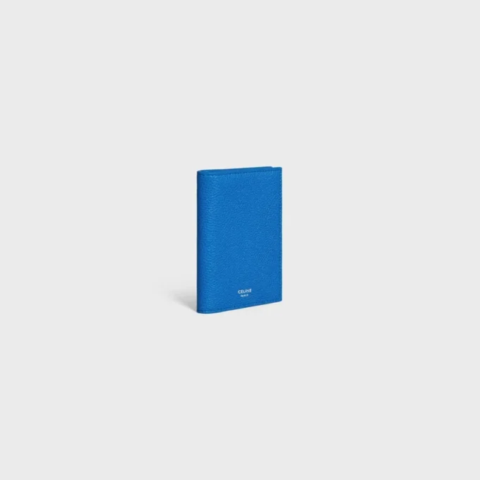 Vertical Card Holder in Grained Calfskin Vertical Card Holder in Grained Calfskin