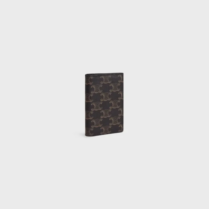 Vertical Card Holder in Triomphe Canvas