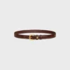 Vivienne Belt 25Mm in Taurillon Leather Vivienne Belt 25Mm in Taurillon Leather
