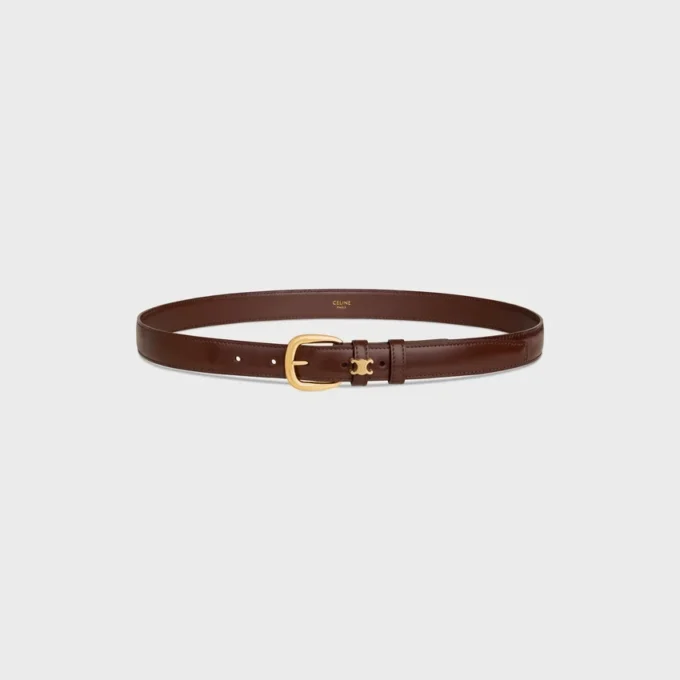 Vivienne Belt 25Mm in Taurillon Leather Vivienne Belt 25Mm in Taurillon Leather