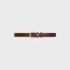 Vivienne Belt 25Mm in Taurillon Leather Vivienne Belt 25Mm in Taurillon Leather