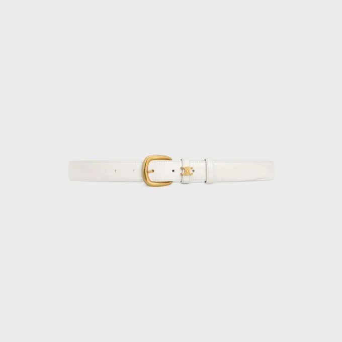 Vivienne Belt 25Mm in Taurillon Leather Vivienne Belt 25Mm in Taurillon Leather
