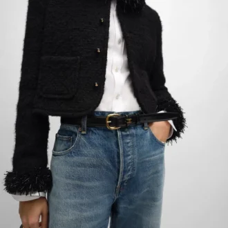 Vivienne Belt 25Mm in Taurillon Leather