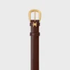 Vivienne Belt 25Mm in Taurillon Leather Vivienne Belt 25Mm in Taurillon Leather