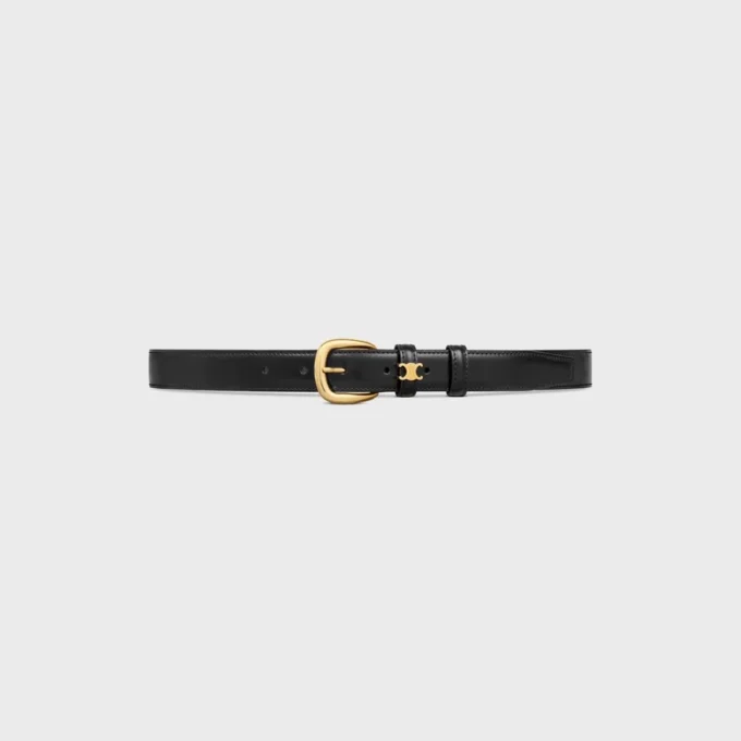Vivienne Belt 25Mm in Taurillon Leather Vivienne Belt 25Mm in Taurillon Leather