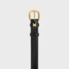 Vivienne Belt 25Mm in Taurillon Leather Vivienne Belt 25Mm in Taurillon Leather