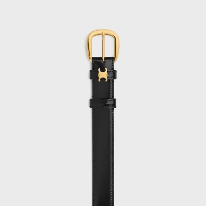 Vivienne Belt 25Mm in Taurillon Leather Vivienne Belt 25Mm in Taurillon Leather