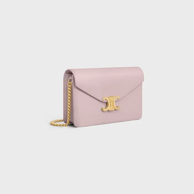 Wallet on Chain Margo in Shiny Calfskin Wallet on Chain Margo in Shiny Calfskin