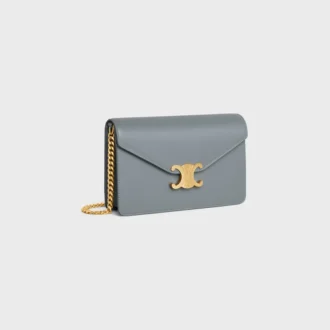 Wallet on Chain Margo in Shiny Calfskin Wallet on Chain Margo in Shiny Calfskin
