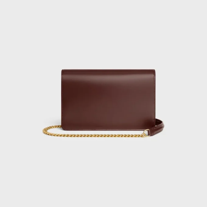 Wallet on Chain Margo in Shiny Calfskin Wallet on Chain Margo in Shiny Calfskin