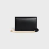 Wallet on Chain Margo in Shiny Calfskin Wallet on Chain Margo in Shiny Calfskin