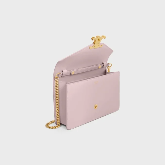 Wallet on Chain Margo in Shiny Calfskin Wallet on Chain Margo in Shiny Calfskin