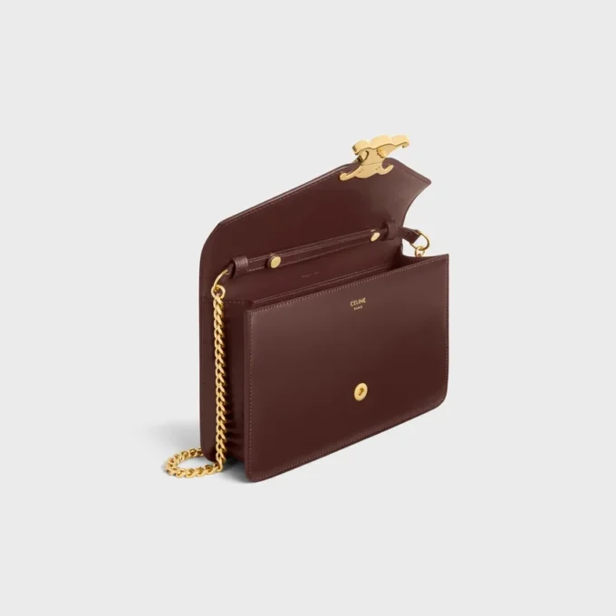 Wallet on Chain Margo in Shiny Calfskin Wallet on Chain Margo in Shiny Calfskin