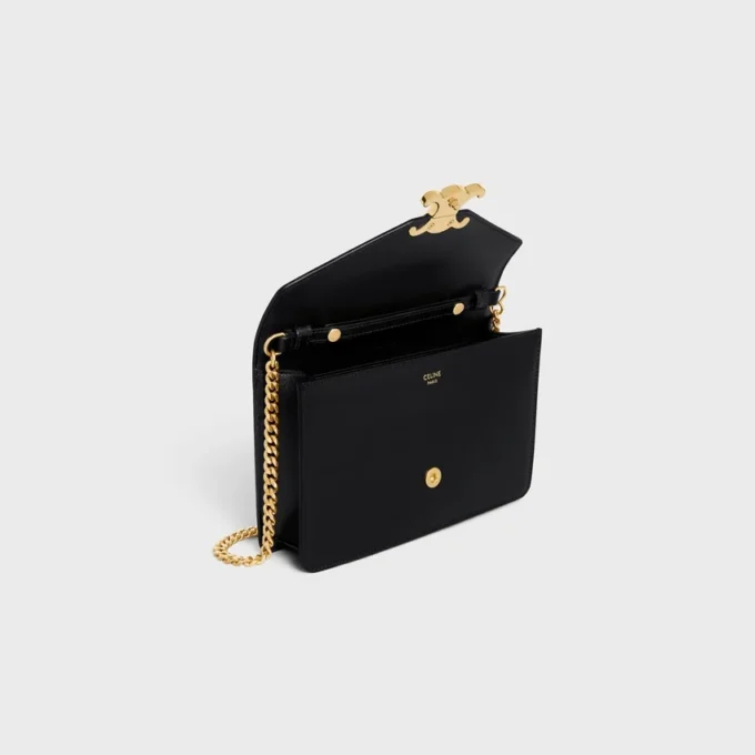 Wallet on Chain Margo in Shiny Calfskin Wallet on Chain Margo in Shiny Calfskin