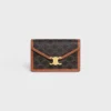 Wallet on Chain Margo in Triomphe Canvas and Calfskin Wallet on Chain Margo in Triomphe Canvas and Calfskin