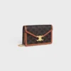 Wallet on Chain Margo in Triomphe Canvas and Calfskin Wallet on Chain Margo in Triomphe Canvas and Calfskin