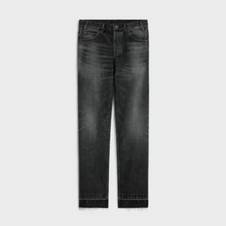 Wesley Jeans in Black Ice Rinse Wash Denim