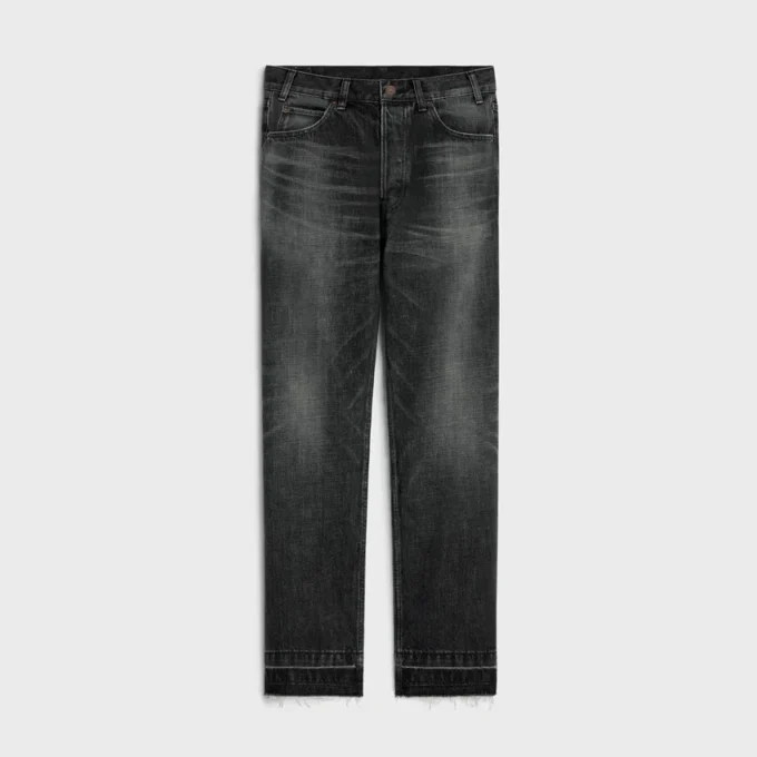 Wesley Jeans in Black Ice Rinse Wash Denim Wesley Jeans in Black Ice Rinse Wash Denim