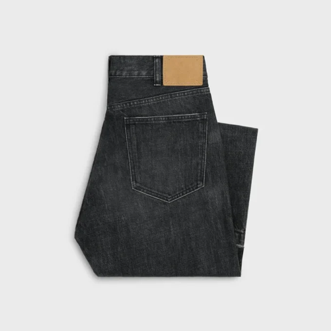 Wesley Jeans in Black Ice Rinse Wash Denim Wesley Jeans in Black Ice Rinse Wash Denim