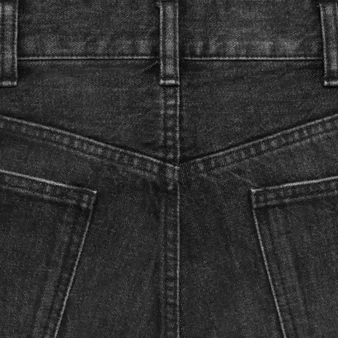 Wesley Jeans in Black Ice Rinse Wash Denim Wesley Jeans in Black Ice Rinse Wash Denim
