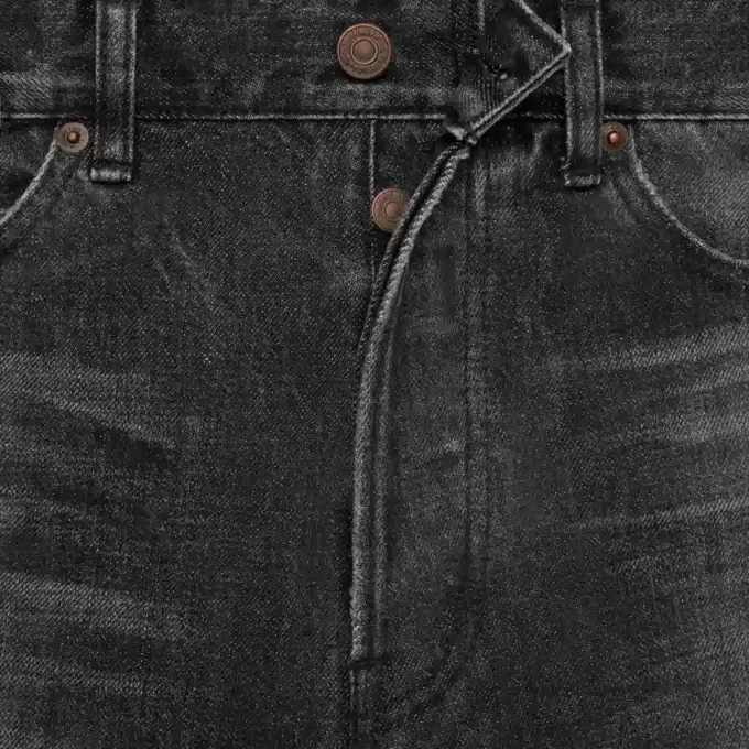 Wesley Jeans in Black Ice Rinse Wash Denim Wesley Jeans in Black Ice Rinse Wash Denim