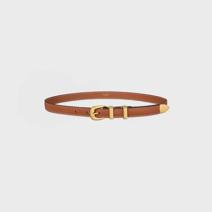 Western Belt 18Mm in Natural Calfskin Western Belt 18Mm in Natural Calfskin