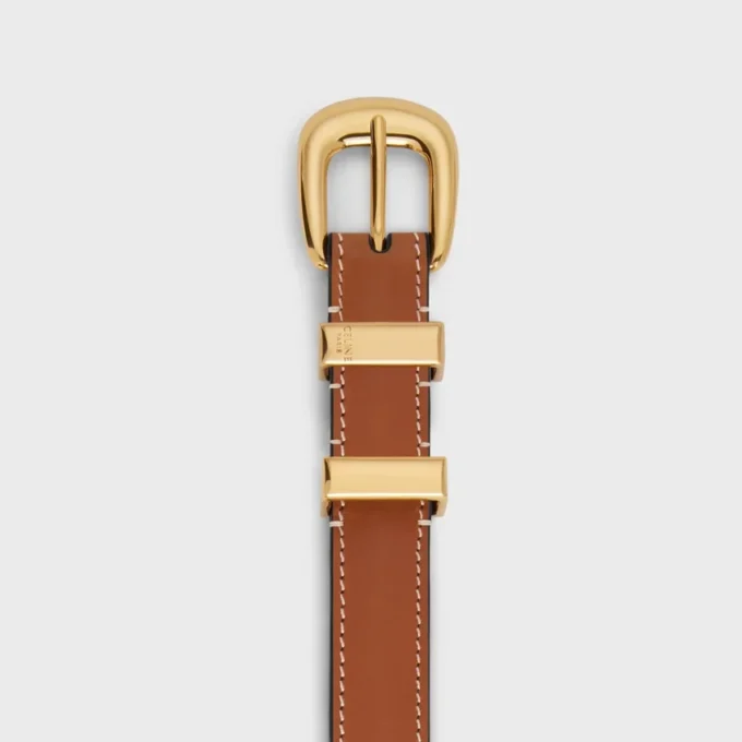 Western Belt 18Mm in Natural Calfskin Western Belt 18Mm in Natural Calfskin
