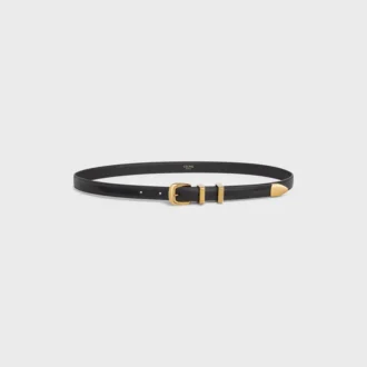 Western Belt 18Mm in Taurillon Leather