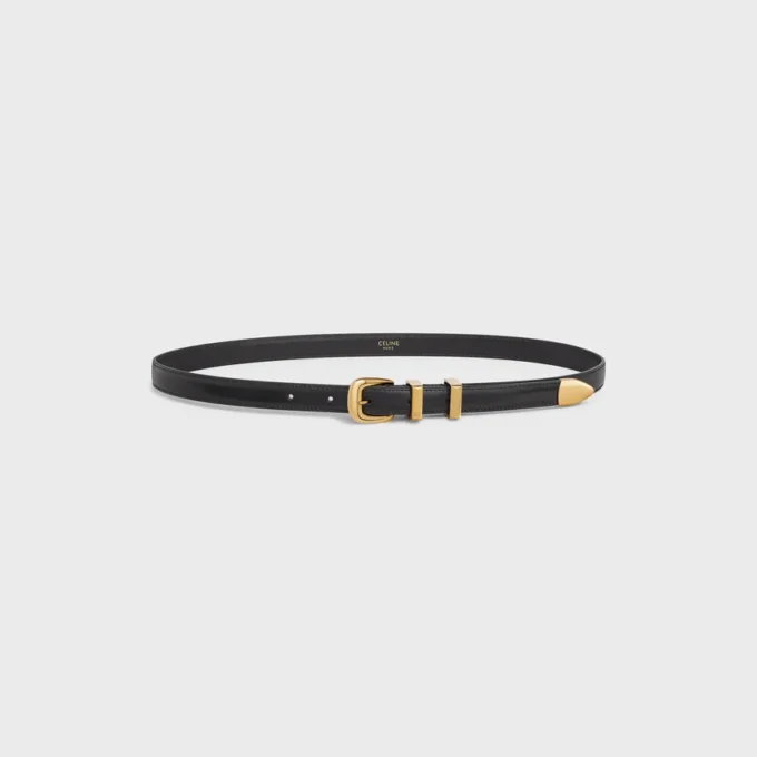 Western Belt 18Mm in Taurillon Leather Western Belt 18Mm in Taurillon Leather
