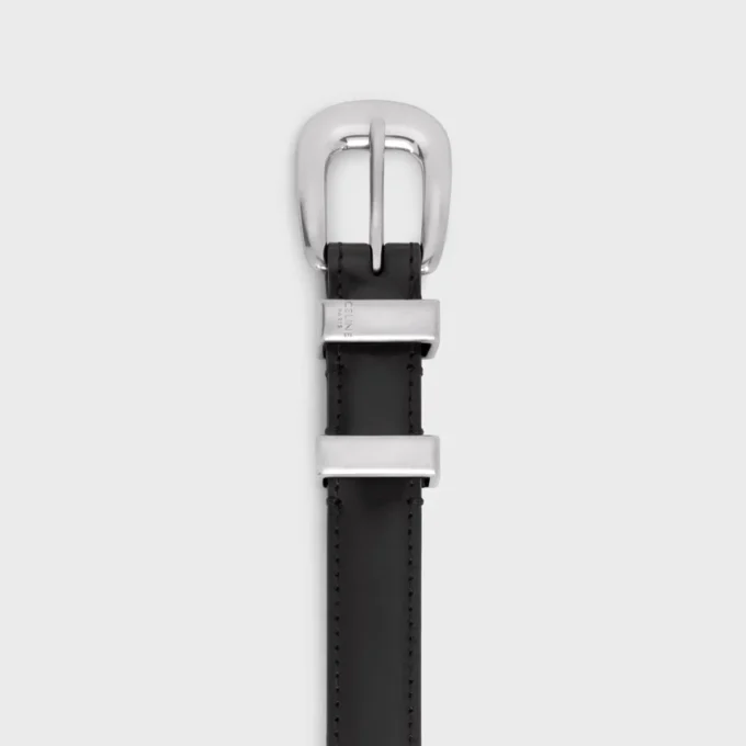 Western Belt 18Mm in Taurillon Leather Western Belt 18Mm in Taurillon Leather