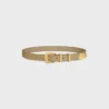 Western Belt 25Mm in Suede Calfskin Western Belt 25Mm in Suede Calfskin