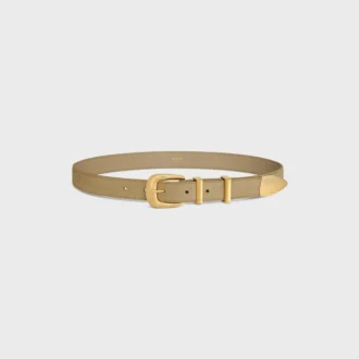 Western Belt 25Mm in Suede Calfskin