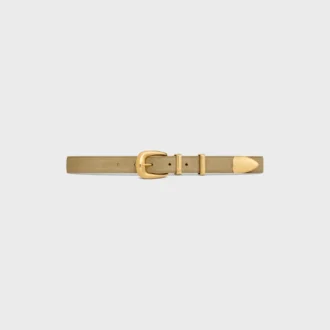 Western Belt 25Mm in Suede Calfskin