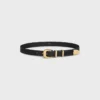 Western Belt 25Mm in Taurillon Leather Western Belt 25Mm in Taurillon Leather