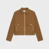 Western Blouson Jacket in Cotton Twill