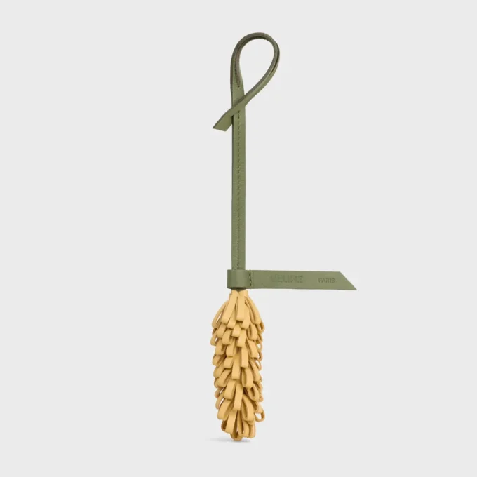 Wheat Charm in Smooth Lambskin Wheat Charm in Smooth Lambskin