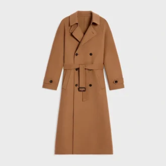 Wrapped Coat in Double-Face Wool Cashmere