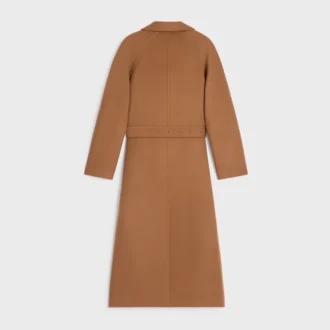 Wrapped Coat in Double-Face Wool Cashmere