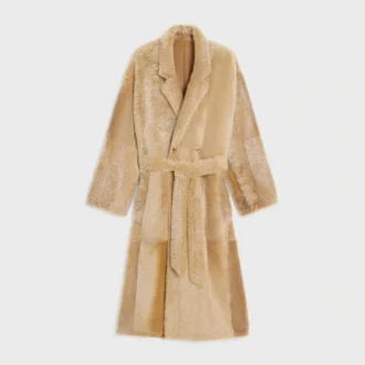 Wrapped Coat in Lamb Shearling Wrapped Coat in Lamb Shearling