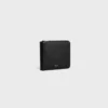 Zipped Bi-Fold Wallet in Grained Calfskin Zipped Bi-Fold Wallet in Grained Calfskin