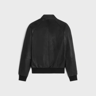 Zipped Blouson Jacket in Soft Lambskin