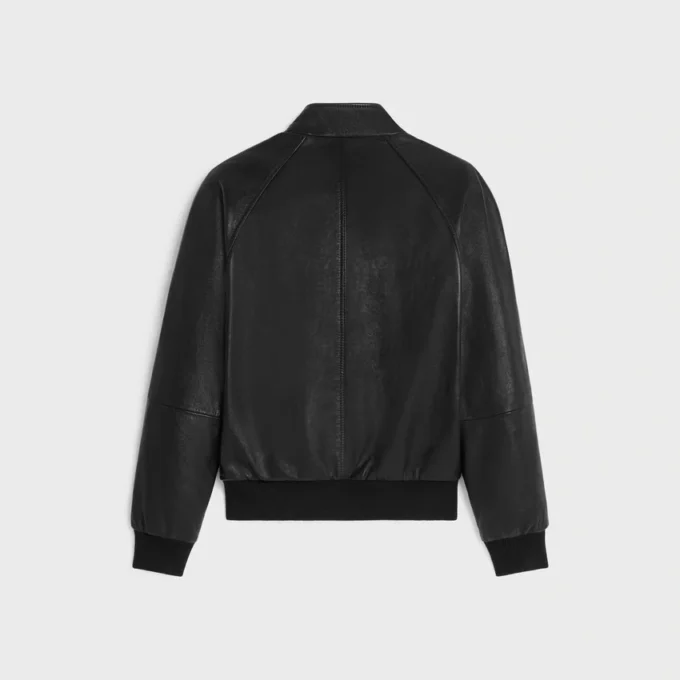 Zipped Blouson Jacket in Soft Lambskin Zipped Blouson Jacket in Soft Lambskin