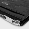 Zipped Card Holder in Calfskin with Triomphe Embossed Zipped Card Holder in Calfskin with Triomphe Embossed