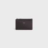 Zipped Card Holder in Grained Calfskin Zipped Card Holder in Grained Calfskin
