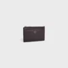 Zipped Card Holder in Grained Calfskin Zipped Card Holder in Grained Calfskin