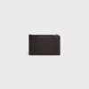 Zipped Card Holder in Grained Calfskin Zipped Card Holder in Grained Calfskin