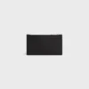 Zipped Compact Card Holder in Grained Calfskin Zipped Compact Card Holder in Grained Calfskin