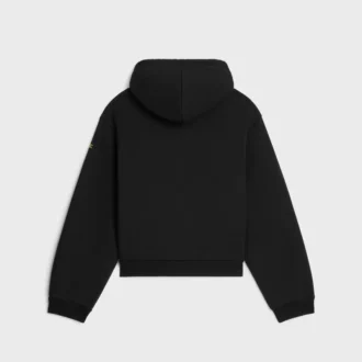 Zipped Hoodie in Cotton Fleece